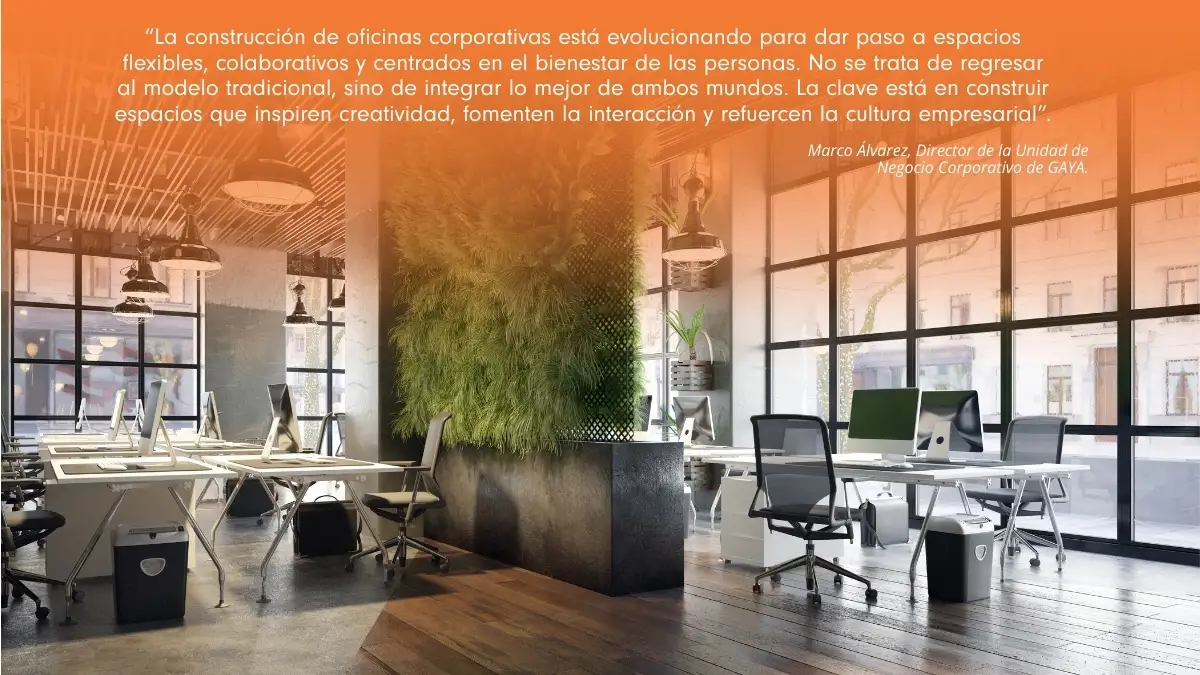 oficinas-modernas-arquitectura Oficina moderna con diseño sustentable, espacios abiertos y vegetación interior