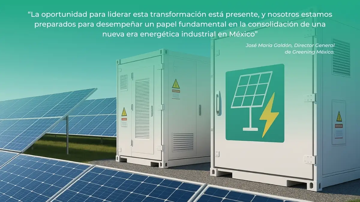 autoconsumo-energetico Infraestructura híbrida de energía solar y almacenamiento eléctrico en instalación industrial.