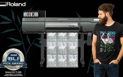 Keypoint Intelligence premia a la Roland DG TY-300i como impresora DTF sobresaliente a nivel global