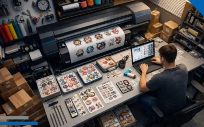 Negocio de calcomanías personalizadas: cómo emprender desde casa con impresión digital
