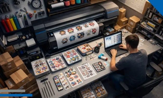 Negocio de calcomanías personalizadas: cómo emprender desde casa con impresión digital