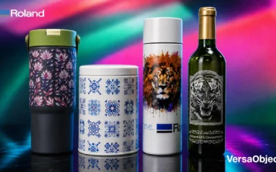 decorated_objects_produced_on_Roland_DG_VersaObject_RC-300_UV_cylindrical_printer-400x250 Roland DG expande su portafolio industrial con nuevas soluciones de impresión digital