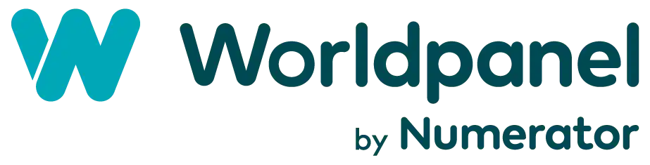 Logotipo de Wolrdpanel by Numerator