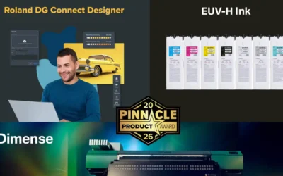 Roland DG obtiene tres Pinnacle Awards 2026 por innovaciones en tinta, materiales y software